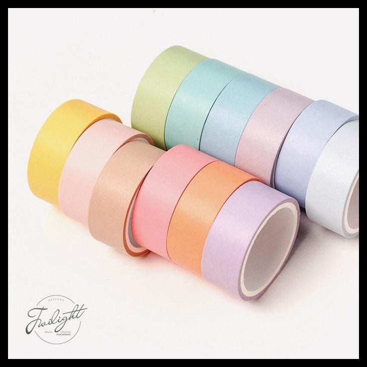 

(New!!!) Masking Tape Macarons 12 Color (Set 15 Mm) - Salotip Berwarna ..!!!