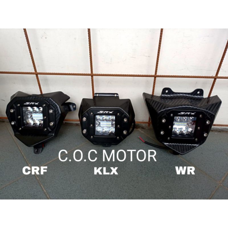 HEADLAMP LAMPU DEPAN BATOK LED PNP KLX 150 BF LAMP UTAMA TEMBAK SOROT