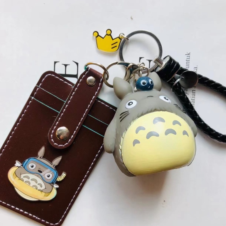 

ID card holder TOTORO 3 slot /gantungan kartu/ lanyard/ name tag/keychain