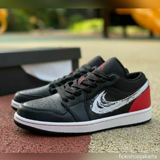 jordan 1 low black silver