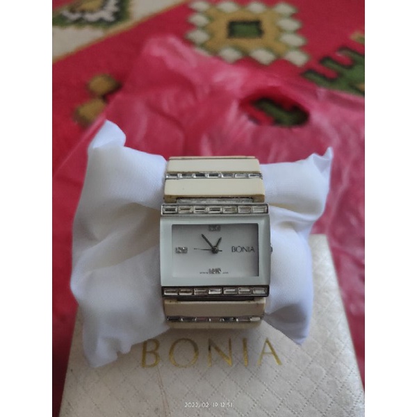 Jam tangan Original Bonia fullset preloved second bekas