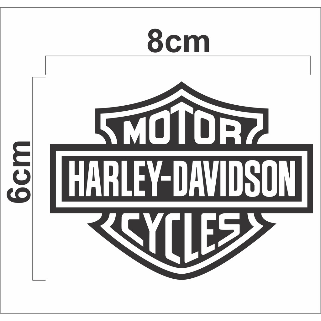 Sticker Cutting Logo Harley Davidson Shopee Indonesia