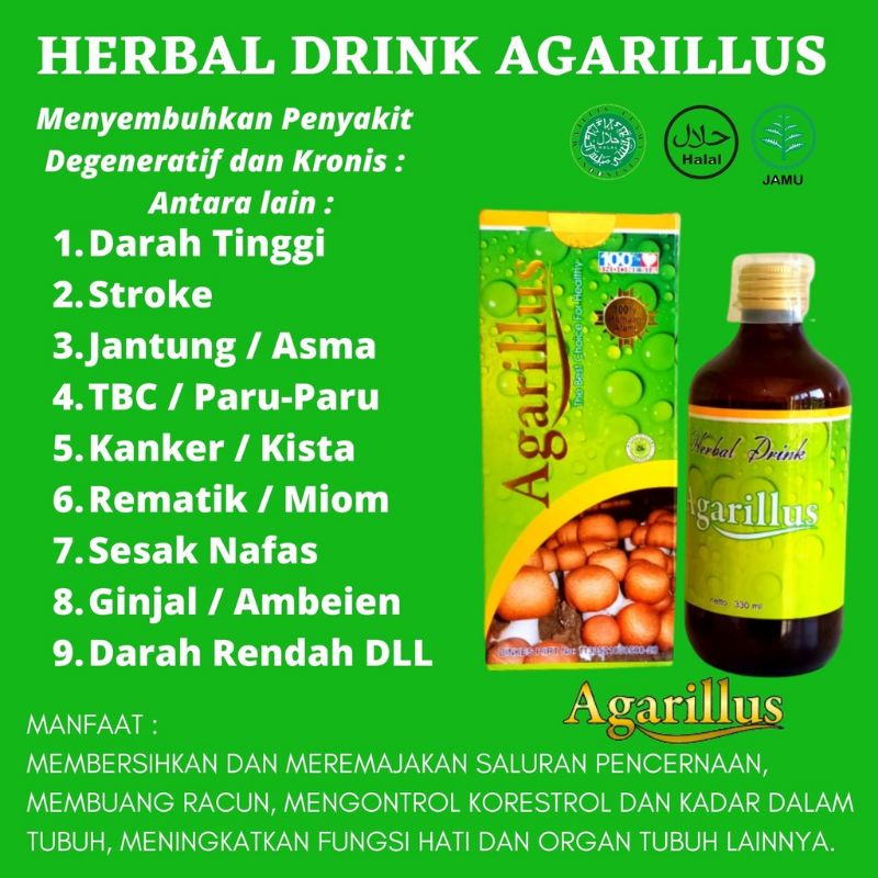 

PROMO AGARILLUS HERBA DRINK AGARILLUS MURAH TERLATIS