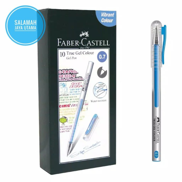 

TERBARU Pulpen True Gel 0.7 Faber Castell - Orange