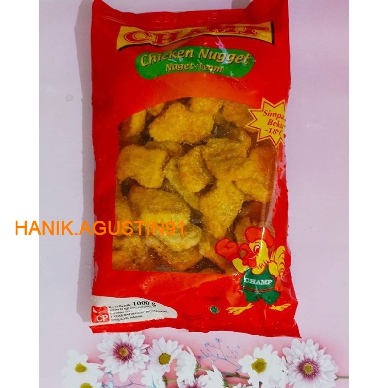 

Champ Chicken Nugget Ayam Naget 1KG/ 500GR