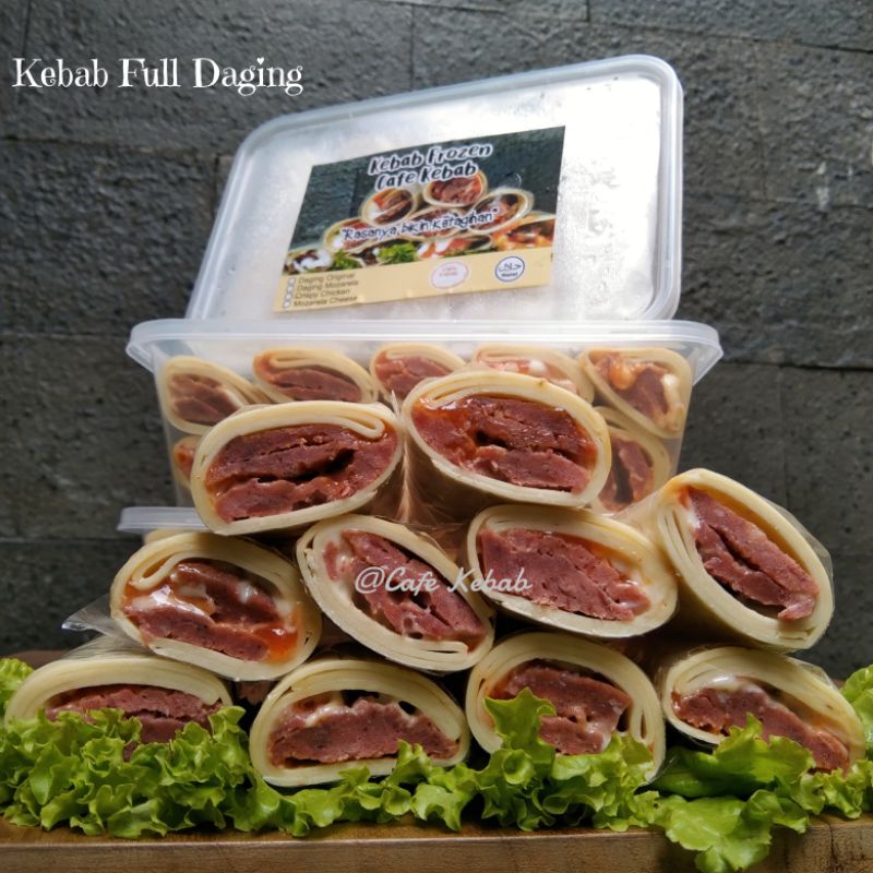 

(Pusat) Kebab frozen kebab Daging Full Daging kebab mini 10 pcs kebab frozen cafe kebab