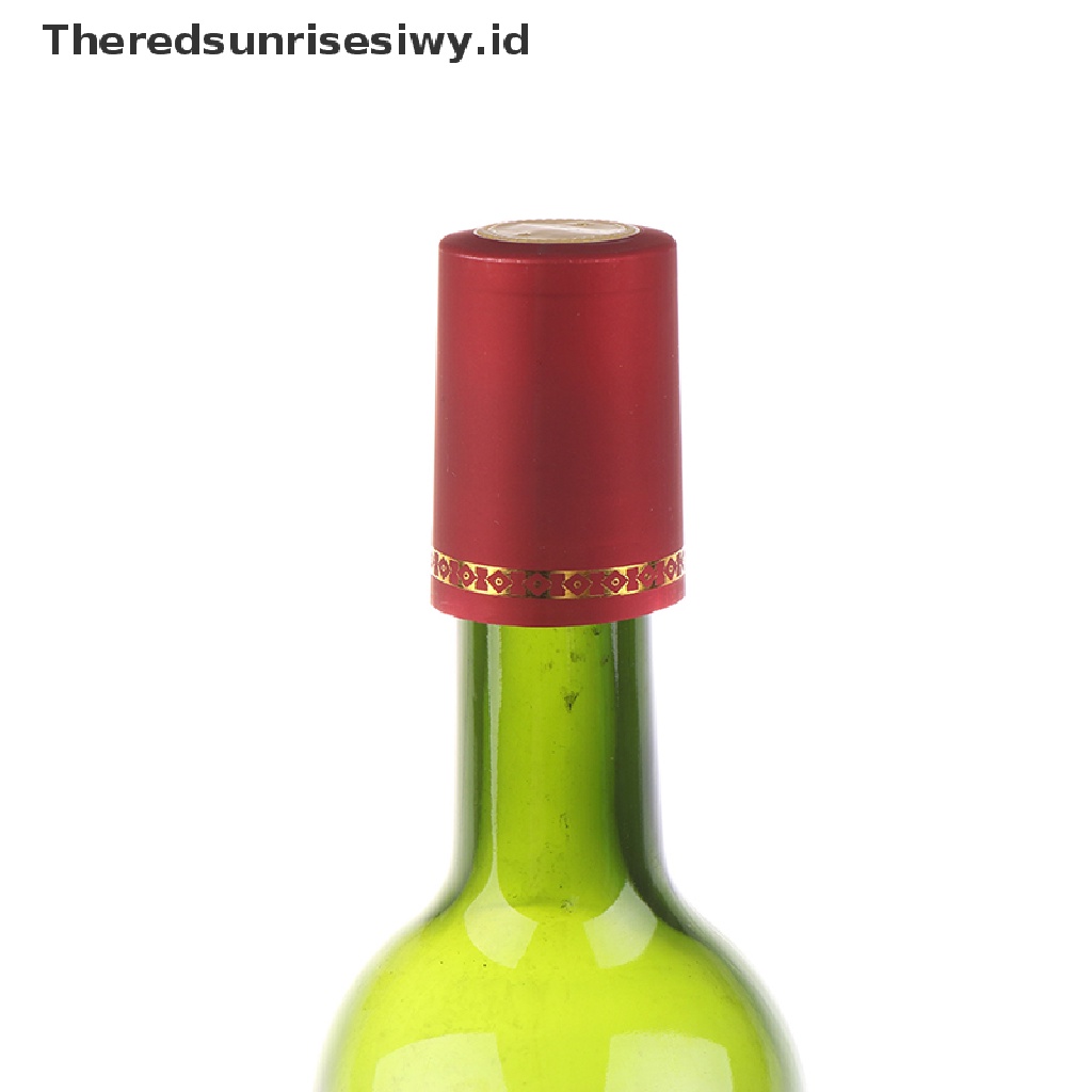 (Theredsunrisesiwy.Id) 10pcs Stopper Botol Wine Pvc Sumbat Gabus Sumbat Botol Wine