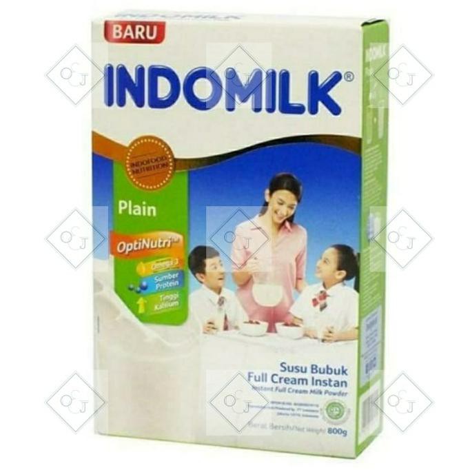 

[[BISA COD]] Susu Bubuk Full Cream Instan - Pertumbuhan, rasa PLAIN, INDOMILK 800 G TERPERCAYA Kode