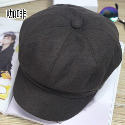 TNWP topi newspaper boy beret retro vintage octagonal detektif import korea jepang kpop idol