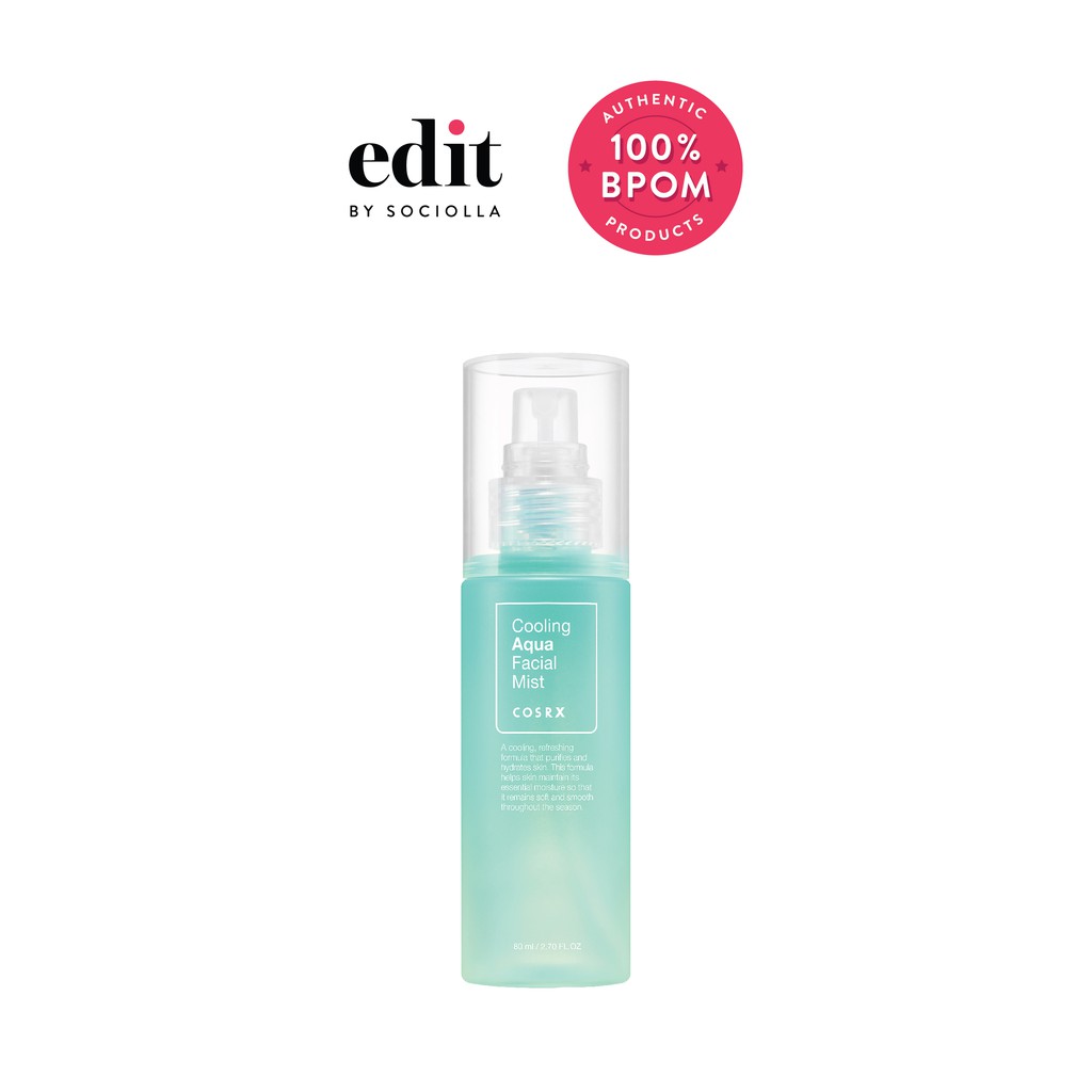 

COSRX Cooling Aqua Facial Mist - size: 80 ml - Edit by Sociolla