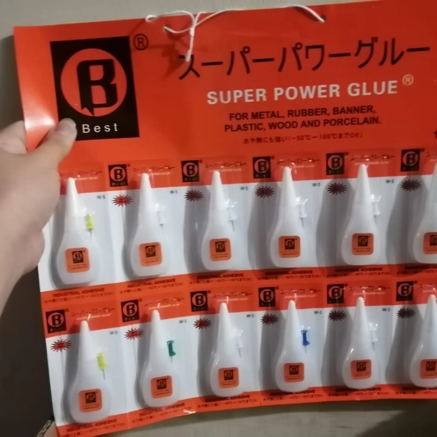 

lem besi kayu plastik SUPER POWER GLUE