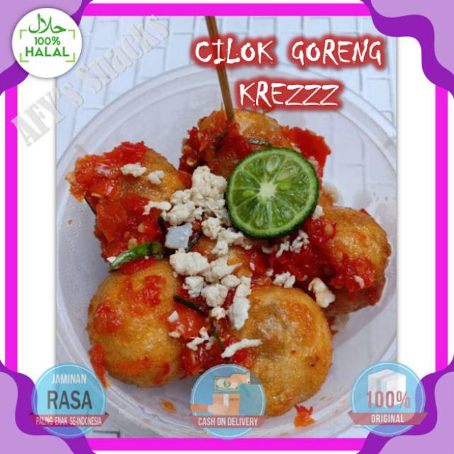 

Cilok Goreng Crispy Tasikmalaya, Cigor Renyah Pedas Original Murah