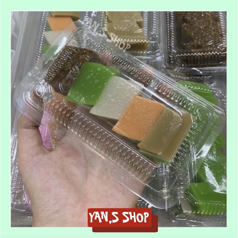 

Lapis Campur Kombinasi - Wajik - Talam Ubi Singkong - Lapis Talam Pelangi Bakpau Bakpao A1