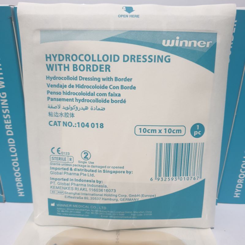 Hydrocolloid Dressing 10cm x 10cm Hydrocolloid Foam Dressing Hydrocolloid With Border DuoDerm