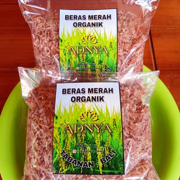 

Beras Merah Organik Tabanan Bali 1kg