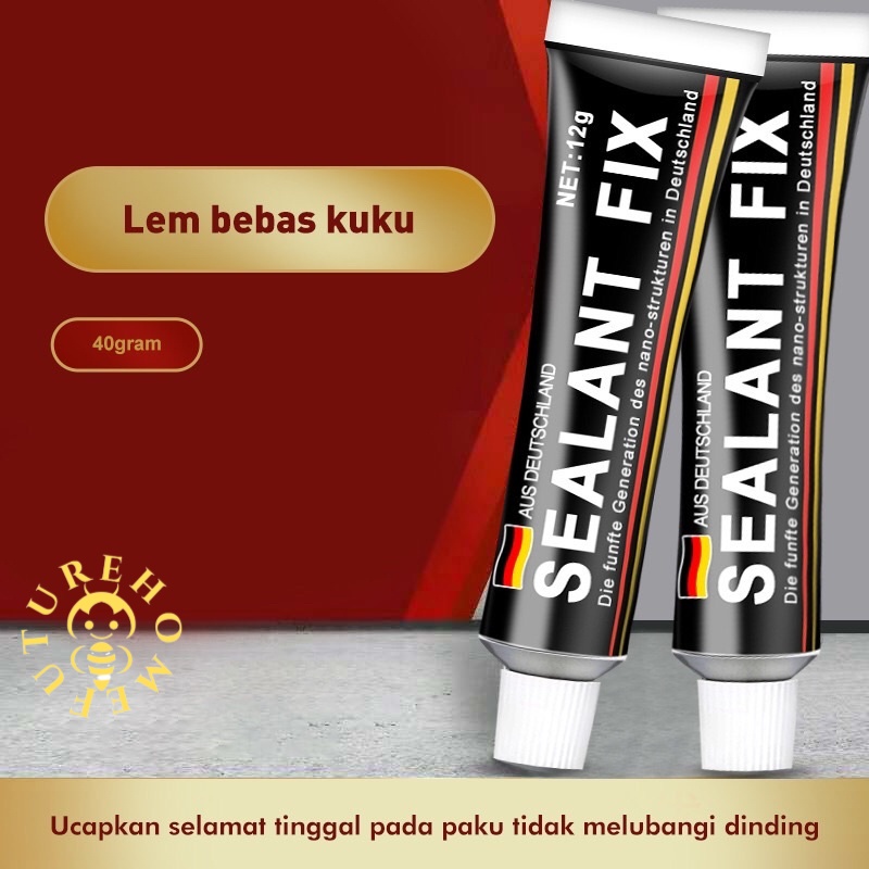 

Lem Anti-Bor Cepat Kering SEALANTFIX 40g / Lem sealant /lem Wallpanel 40g futurehome