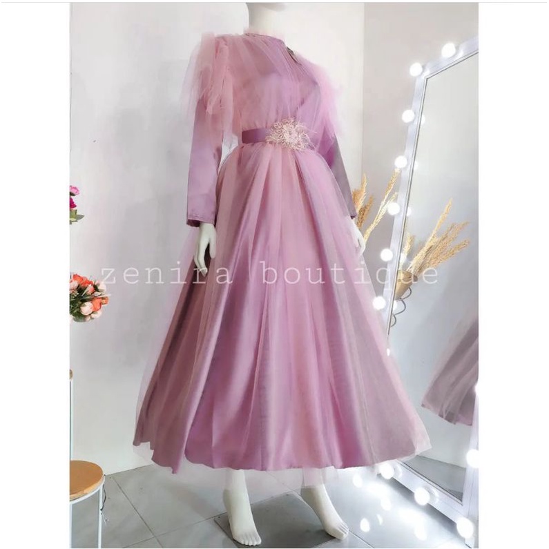 ELSA GAUN PESTA tutu / BAJU AKAD / DRESS KONDANGAN / PRINCESS COUPLE tersedia ukuran anak dewasa hingga jumbo