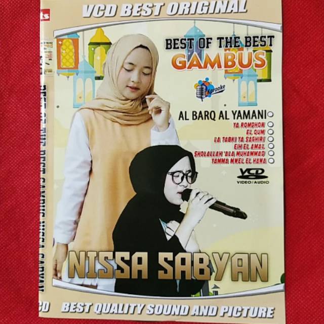Terbaru kaset video VCD Lagu Best Of The Best Gambus NISSA SABYAN