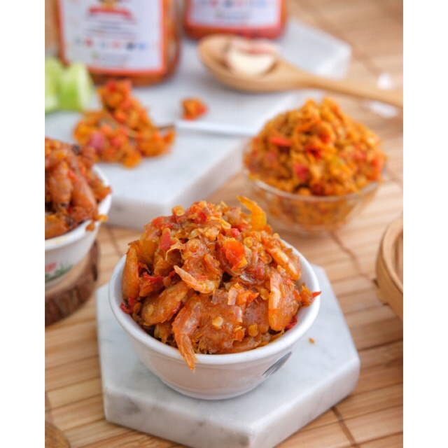 

Sambal udang kertas pedes | sambel udang enak