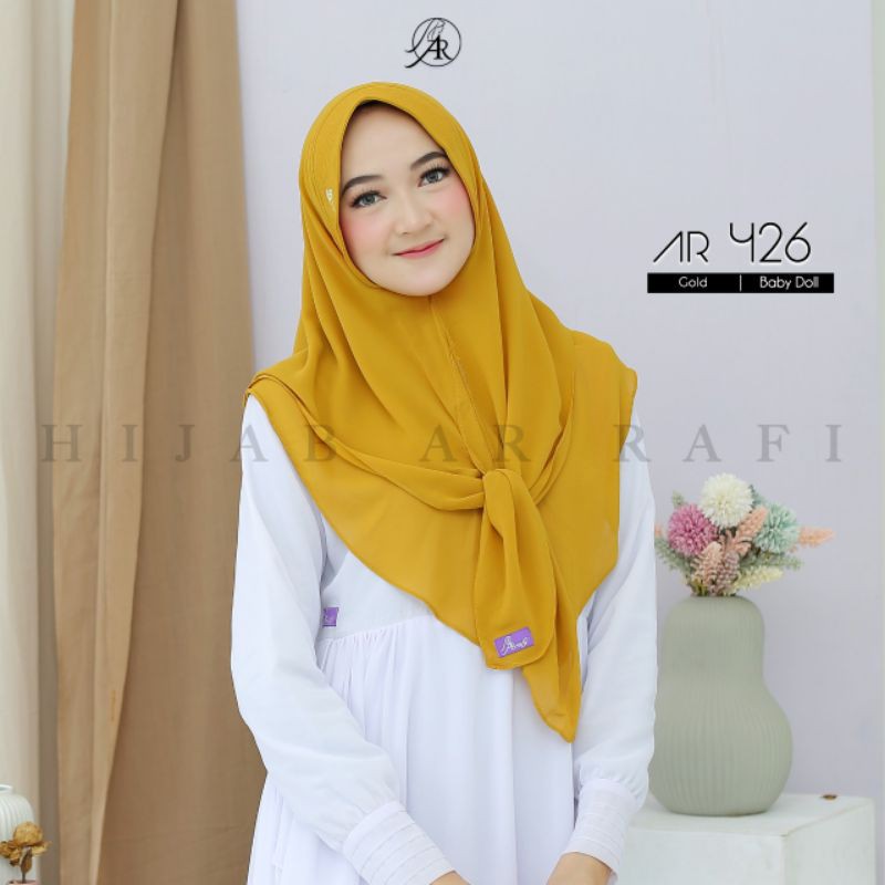 TERLARIS √ Ar 426 hijab instan by hijab ar rafi original hijab instan - INAYAHHIJAB-Gold