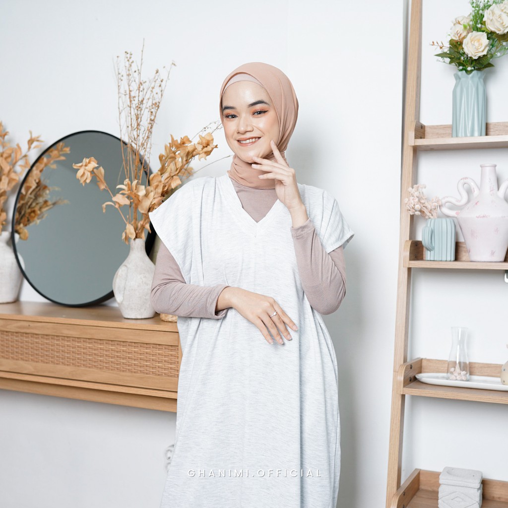 Ghanimi - Inner Bolero / Manset Tangan Sambung / manset dress / manset inner dalaman polos lengan panjang