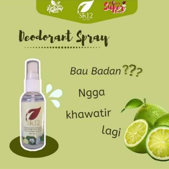 Deodorant Spray SR12 skincare