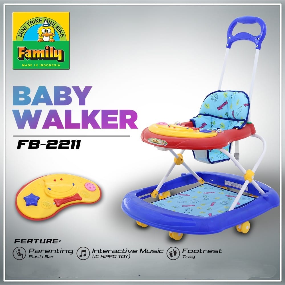 Baby Walker Family BW 2121 / 2211 - Alat Bantu Berjalan Baby