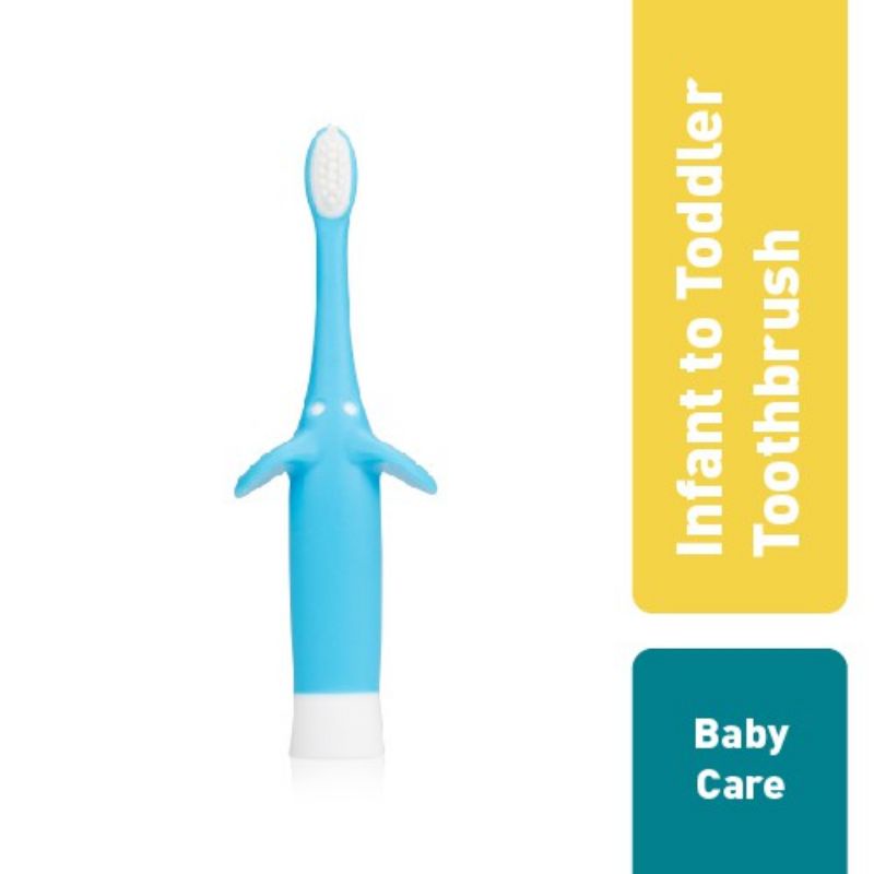 Dr Brown's Tooth Brush Infant to Toddler 0-3th / Dr Browns Sikat Gigi Bayi / Dr Brown Pembersih Gigi Bayi