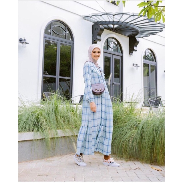 Haidee & Orlin - Hayya Plaid Sky Blue