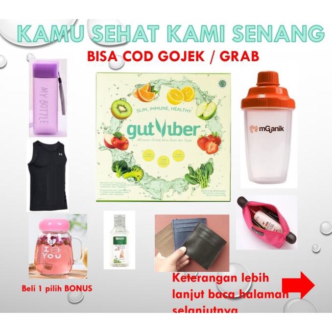 

Gutviber | Minuman Serat | Fiber Drink | Detox Rasa Sayur - Isi 12 Sch