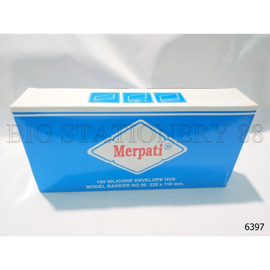 AMPLOP PANJANG POLOS MERPATI  90PPS ISI 100LBR