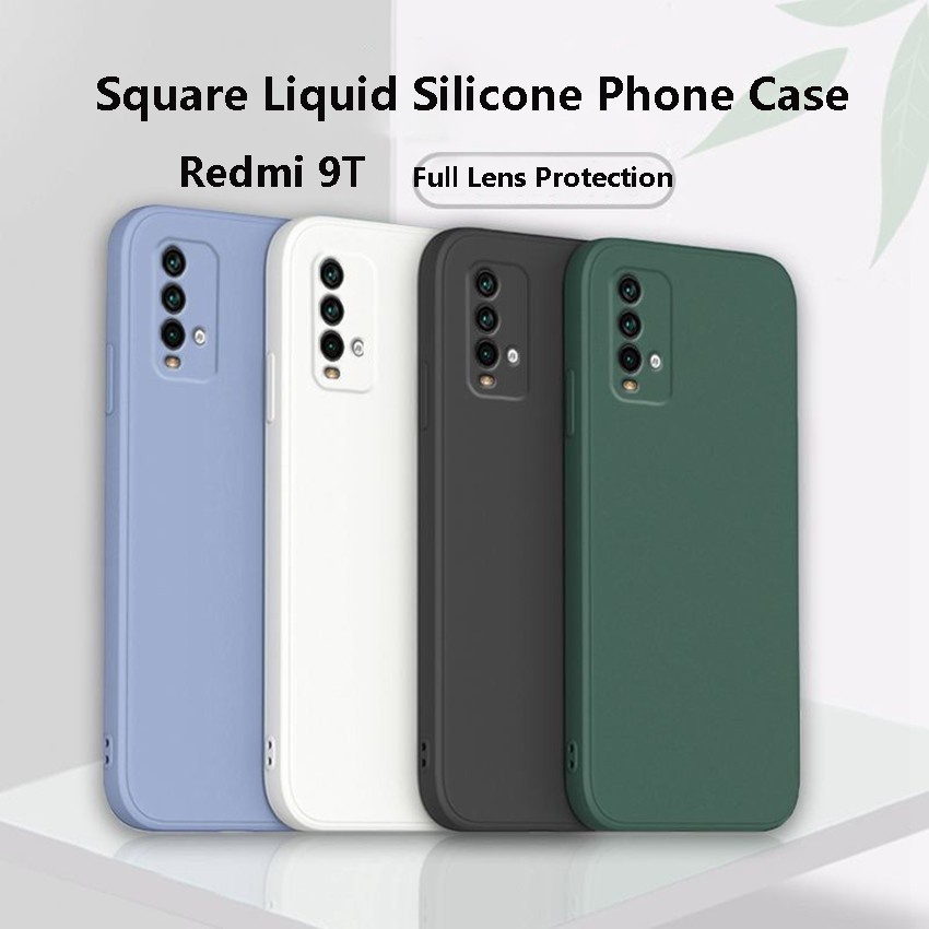 Soft Case Redmi 9T Liquid Silikon Slim Skin Candy Macaron Bludru