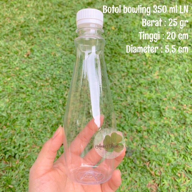 Botol bowling LN 350 ml 25 gr botol plastik tebal 350 ml