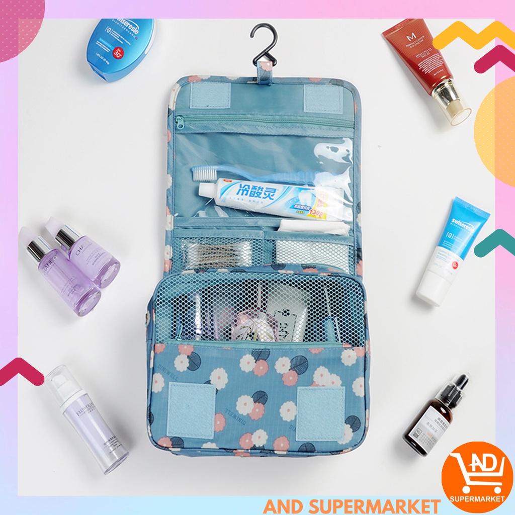 AND / COD / TRAVEL BAG GANTUNG MONOPOLY TOILET KOREA TAS TRAVEL MAKE UP MURAH MULTIFUNGSI TT-01-TB