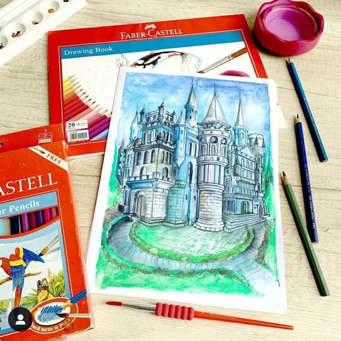 

SET 48 PENSIL WARNA FABER CASTELL WATERCOLOR