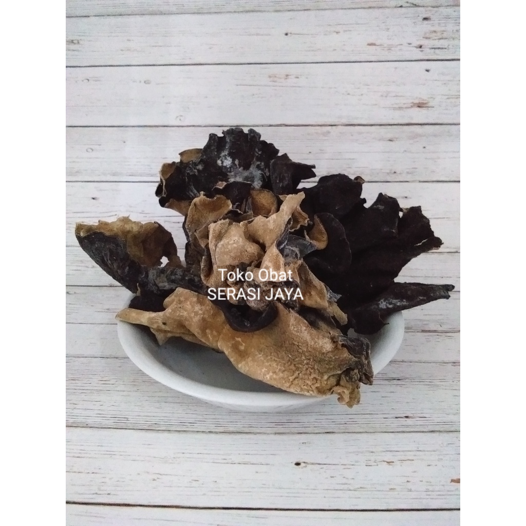 

Jamur Kuping Hitam (Auricularia Auricula) Kering 1 Ons Herbal