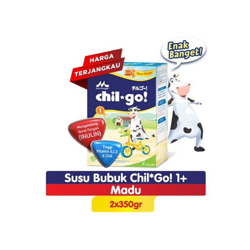 

Morinaga Chil-Go 1+ Susu Pertumbuhan Anak 1-3 Tahun Madu 700 g