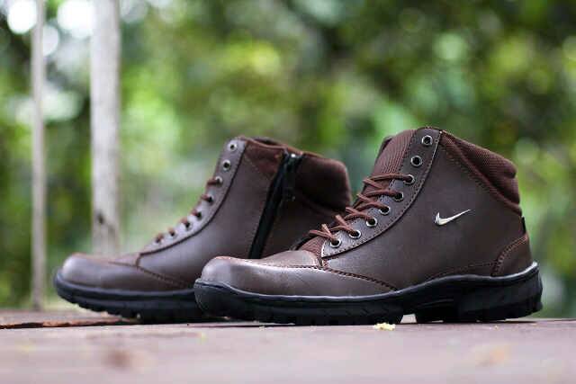 DIPAKAI TENTARA POLISI TNI POLRI POLDA PDH KUAT / Sepatu Boots Pria Nike Travis Safety Trendy