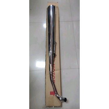 Knalpot honda astrea prima standar harian knalpot standar chrome