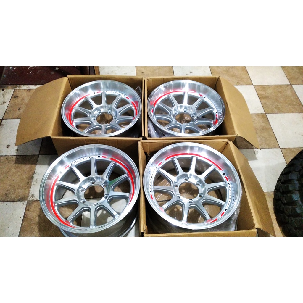 Velg Mobil HSR TOBOALI Ring18 Buat Fortuner, Pajero, Hilux, Triton dll