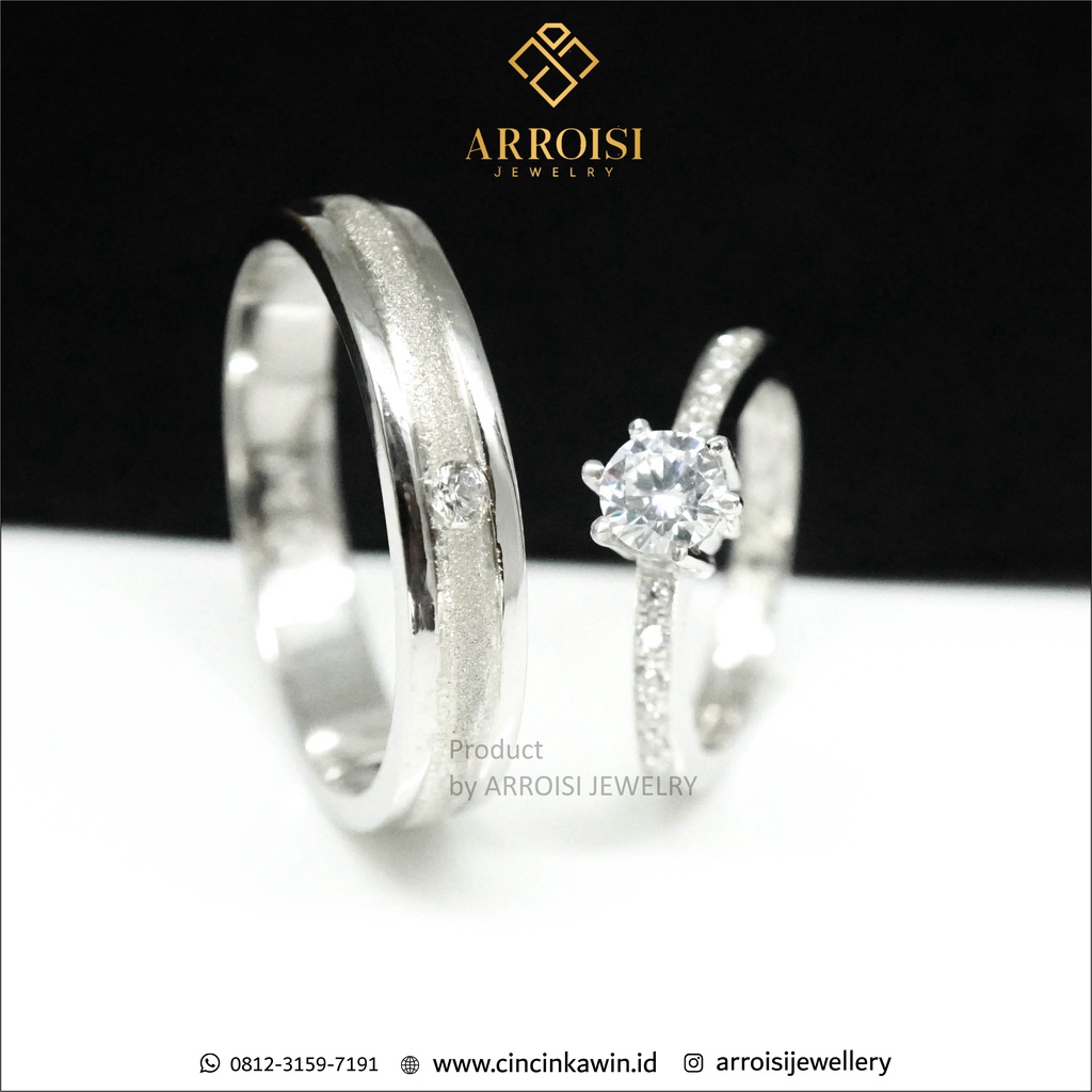 cincin tunangan cincin couple cincin palladium10%