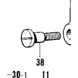 147509-001 Stud Screw Mesin Jahit Industri Brother B735 147509001