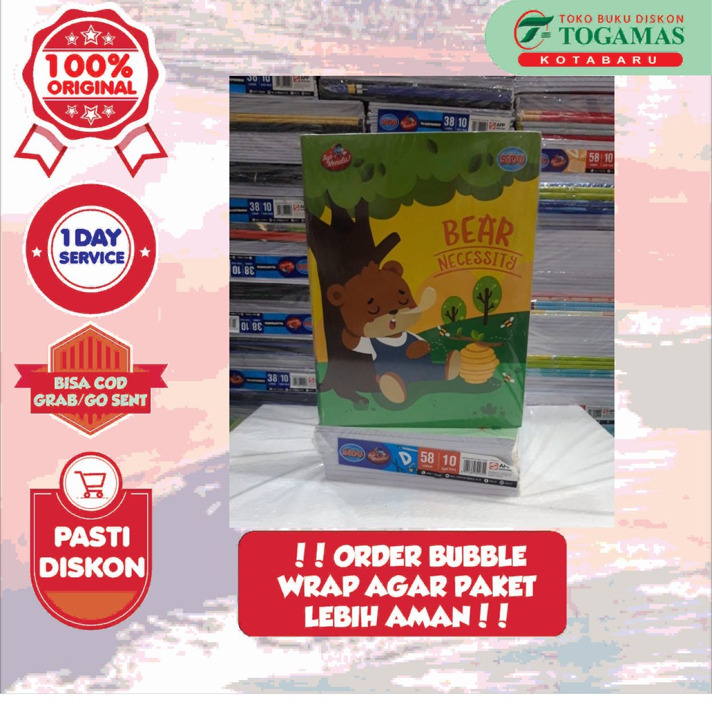 

BUKU TULIS SEKOLAH PACK MURAH