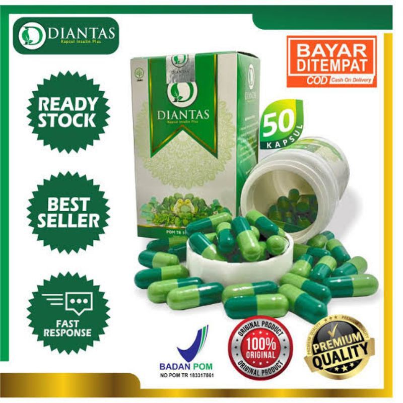 

DIANTAS ( Diabetes Tuntas ) Penurun Gula Alami Asli