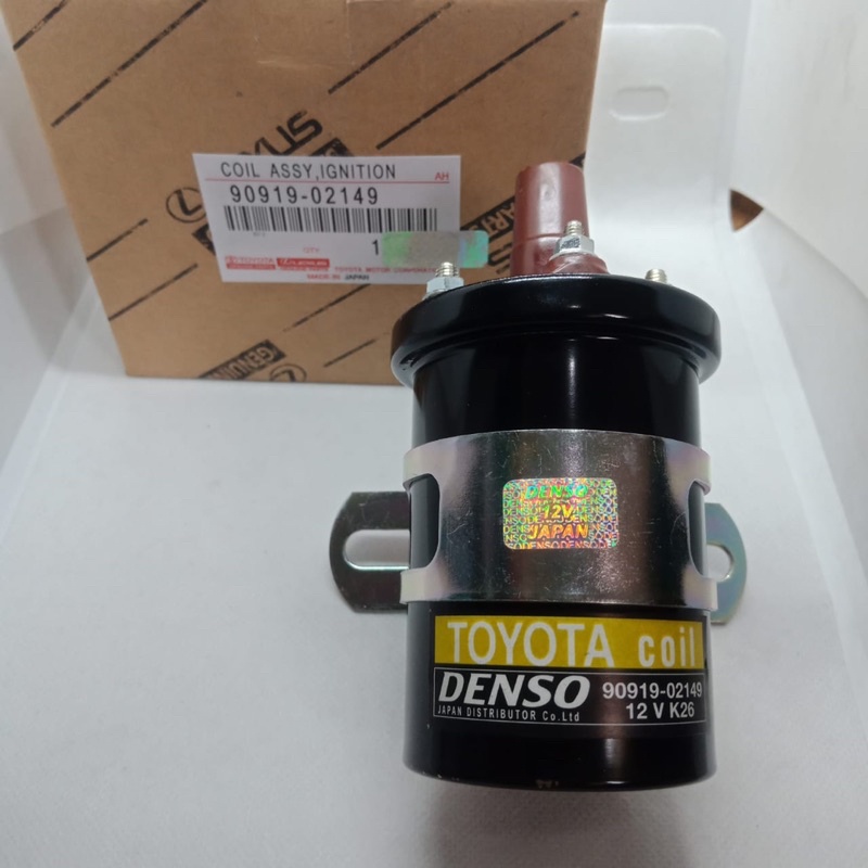 IGNITION COIL PENGAPAIAN TOYOTA KIJANG 5k SHORT PENDEK ASLI DENSO