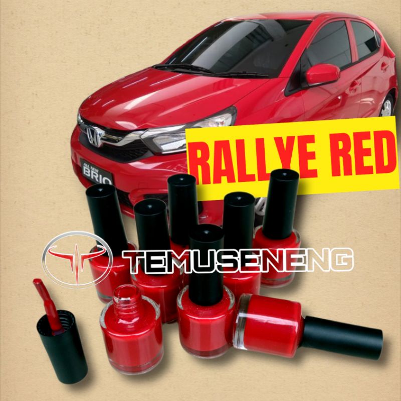 Cat Rallye Red Merah Metalik Oles Penghilang Baret Lecet Mobil Honda