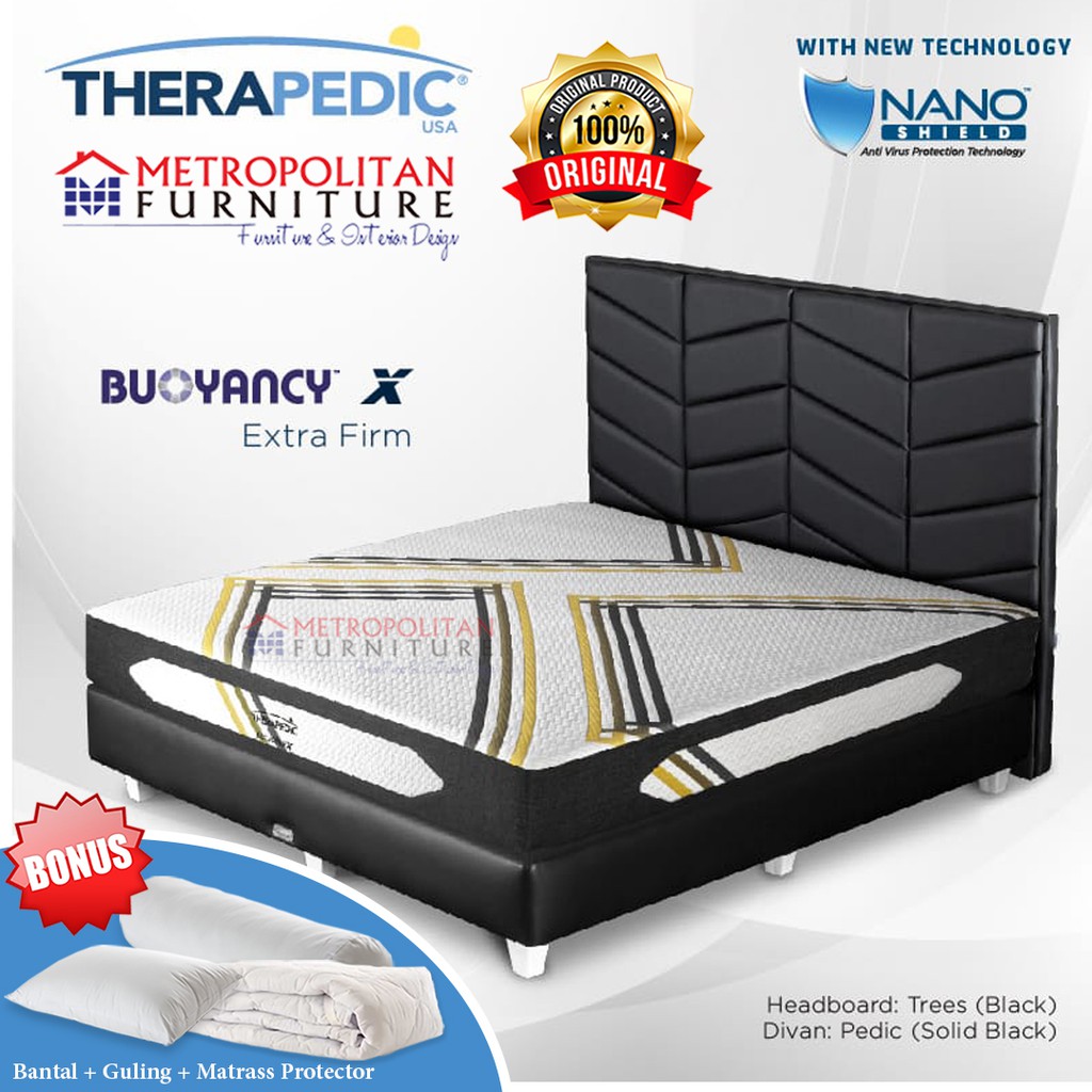 Set Springbed THERAPEDIC Buoyancy X Full Set / Spring bed Matras