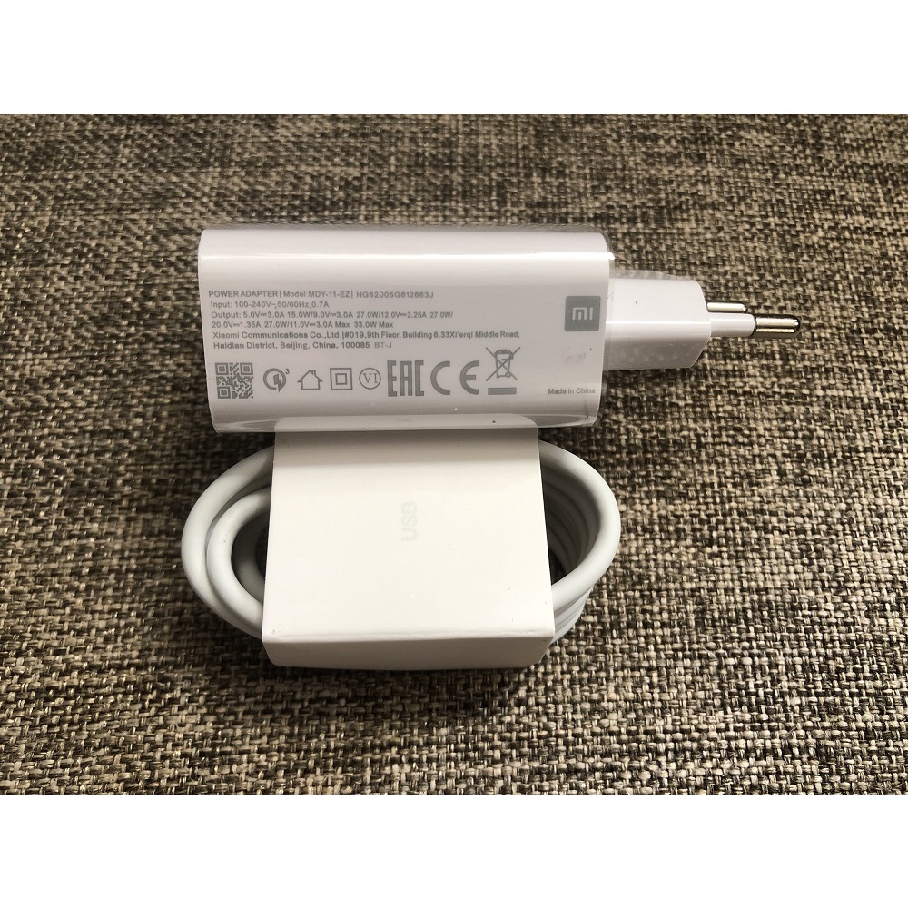 CHARGER XIAOMI 33WATT ORI OEM TYPE-C MODEL MDY-11-EZ POWER ADAPTER