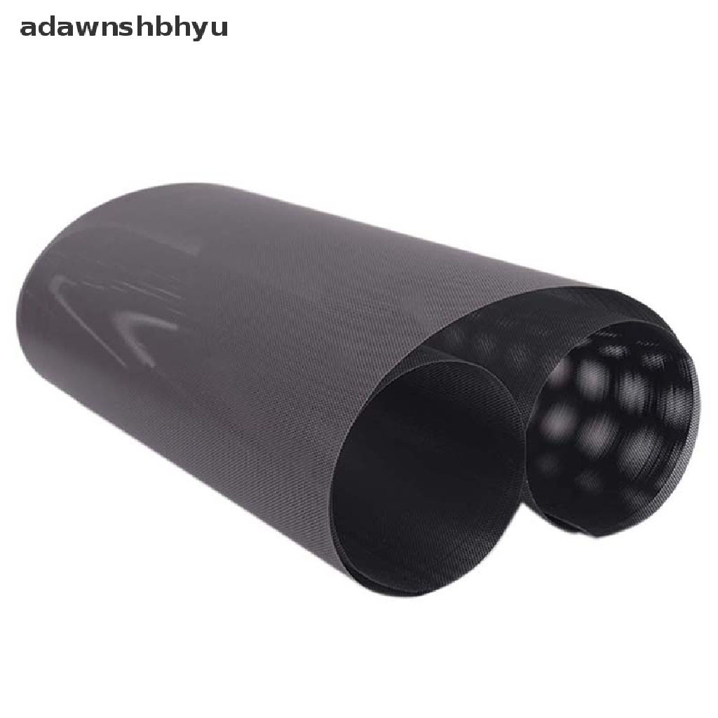 Adawnshbhyu DIY 30x100cm Jaring Komputer PVC PC Case Kipas Cooler Hitam Penutup Filter Debu