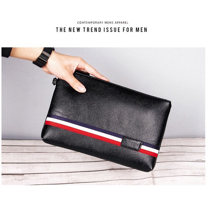 Tas Tangan Kulit Pria Wanita Handbag Clutch MDO1